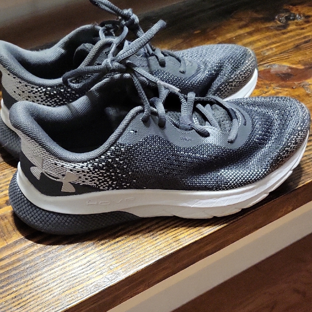 Under Armour Charcoal and White Running Shoes